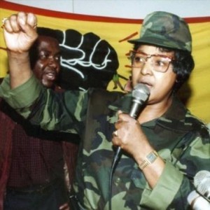 winnie-mandela - combat clothes