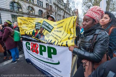 Banners Pic at climate march