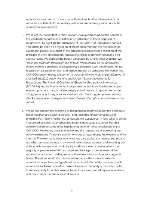 GAPP EMERGING POSITION ON CARICOM REPARATIONS MARCH 2014 - 7 FEB 2015-03