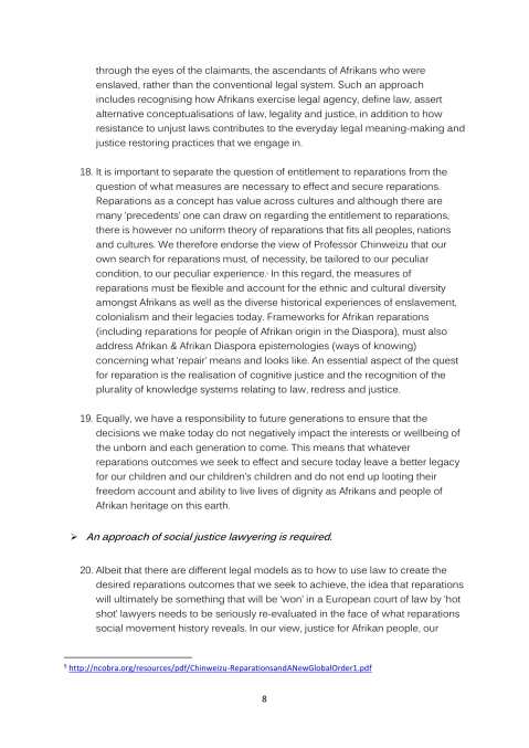 GAPP EMERGING POSITION ON CARICOM REPARATIONS MARCH 2014 - 7 FEB 2015-08