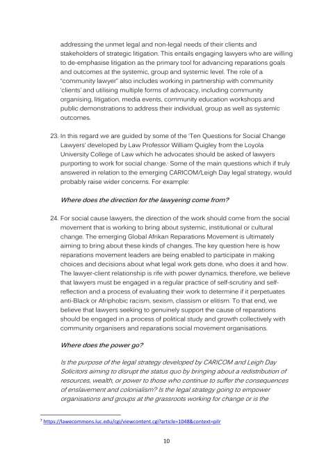 GAPP EMERGING POSITION ON CARICOM REPARATIONS MARCH 2014 - 7 FEB 2015-10